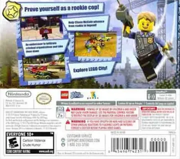 LEGO City Undercover The Chase Begins (Usa) box cover back